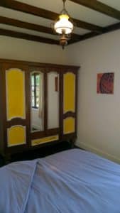 Gite Riparia : La chambre jaune